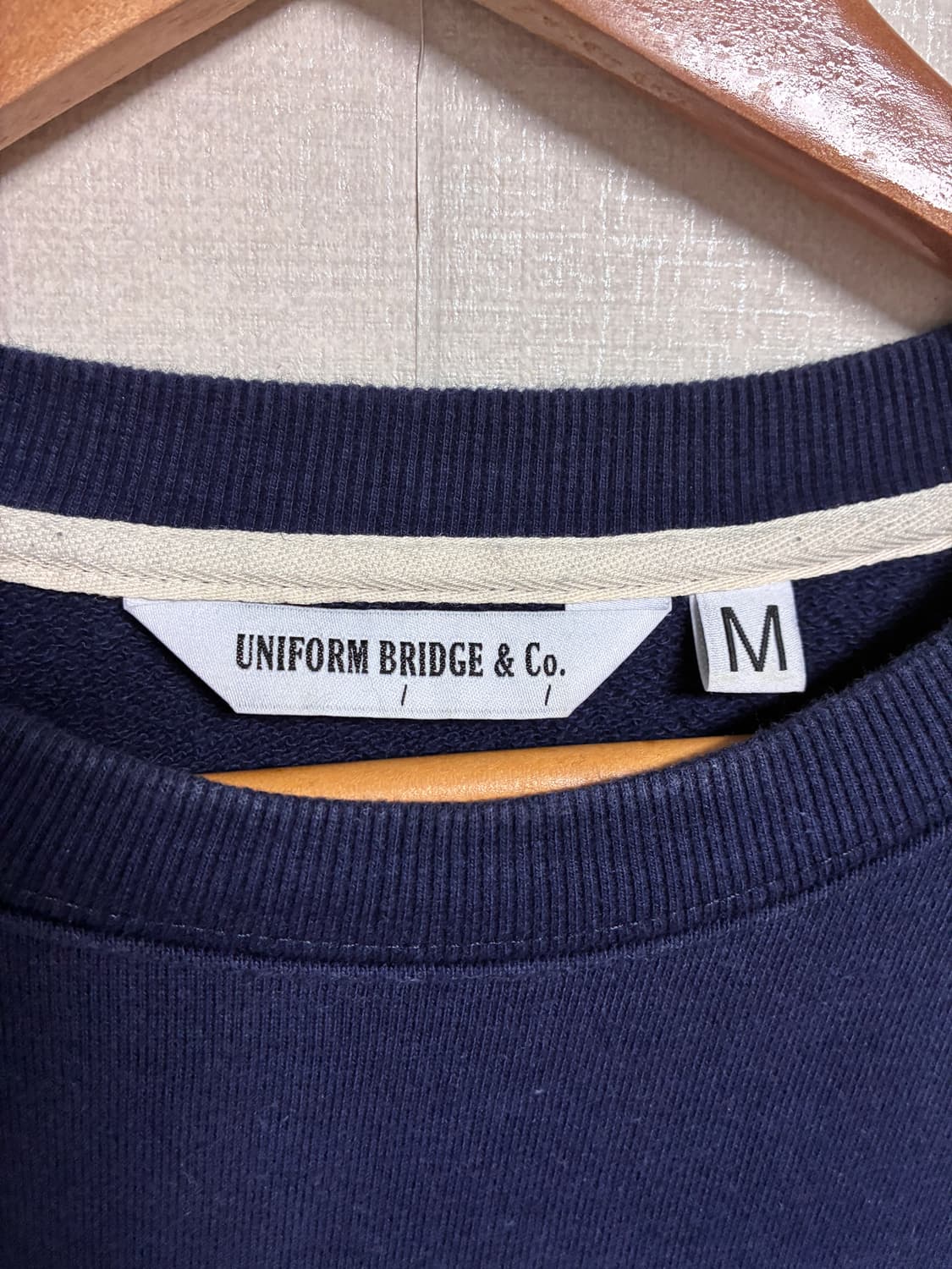 빈티지 유니폼 브릿지 맨투맨 네이비 M 상품이미지3