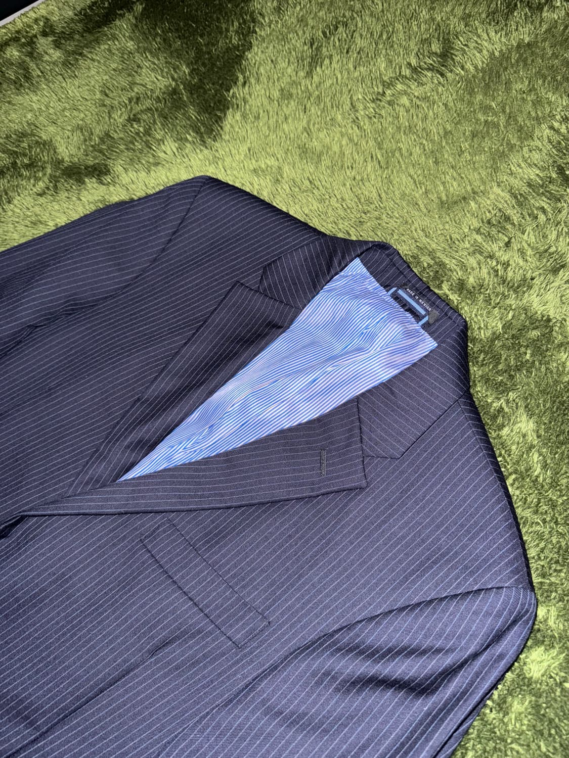 [40R] 타미힐피거 USA 클래식 핏 스트라이프 블레이저 자켓 네이비 상품이미지2