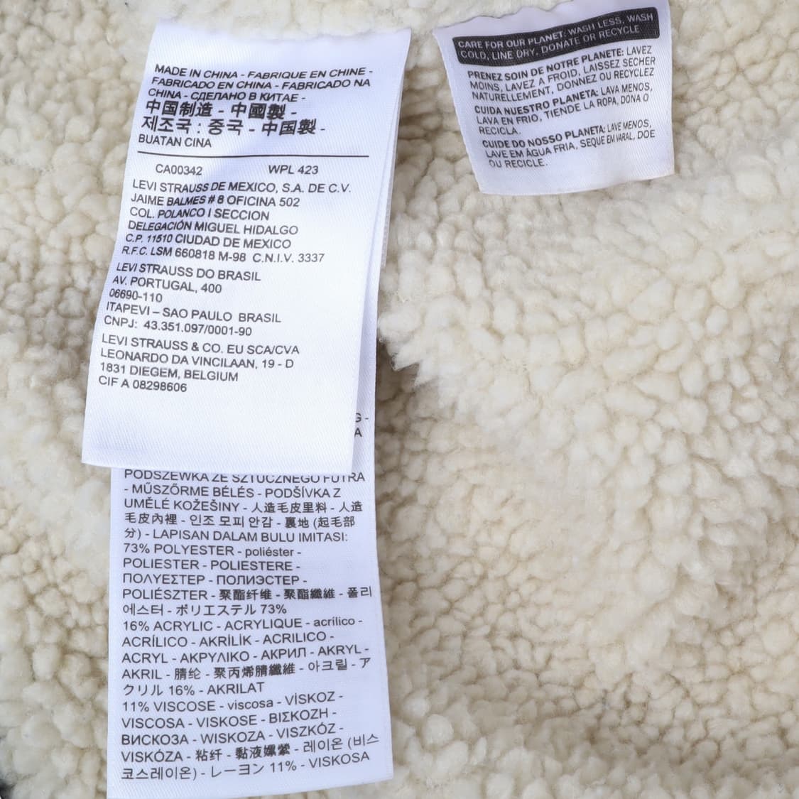 리바이스 프리미엄 쉐르파 트러커 자켓 상품이미지9