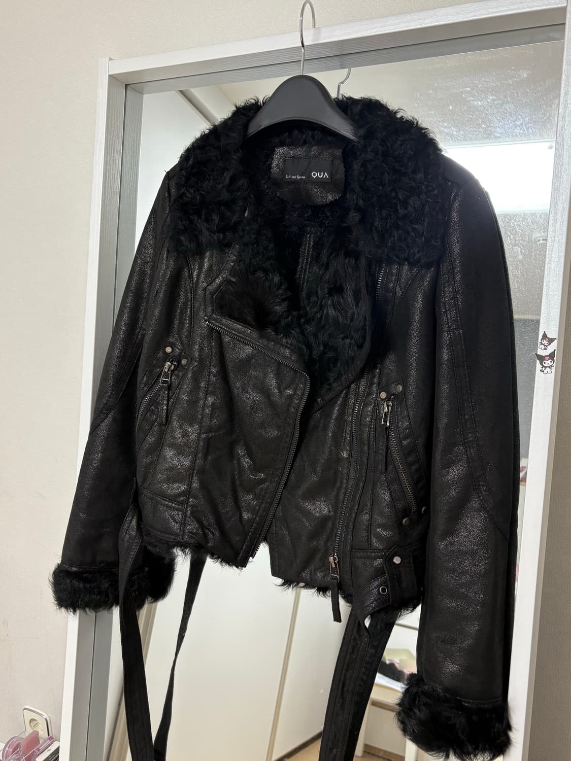 빈티지 리얼퍼 레더 자켓 무스탕 상품이미지1