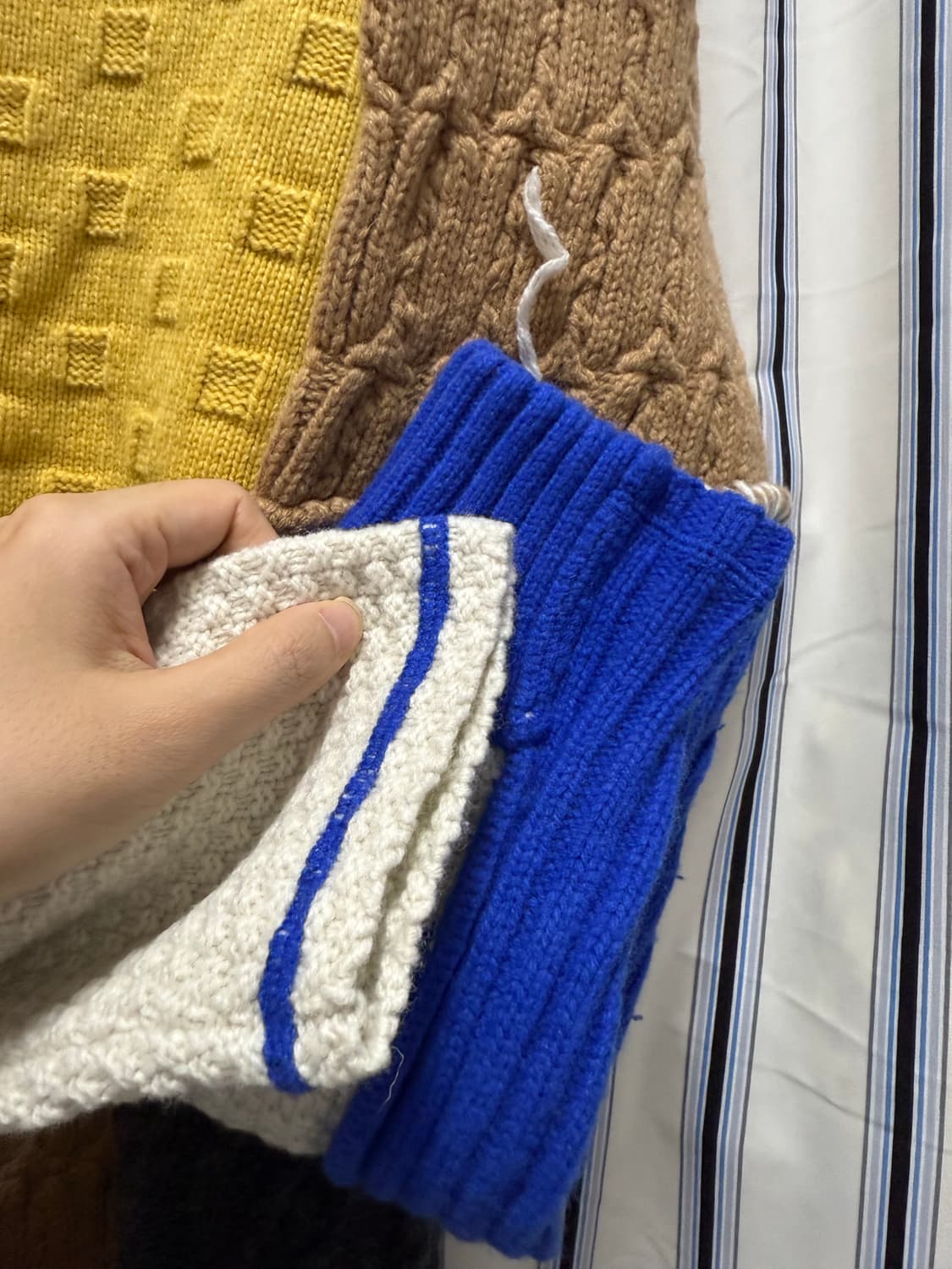 자라 X 아더에러 패치워크 니트 가디건 S-M 상품이미지6