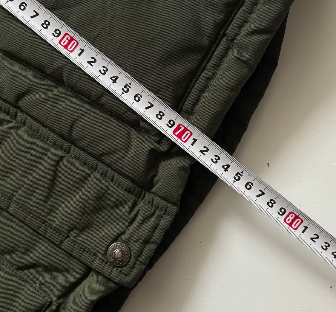 Levi's 리바이스 카키 패딩 조끼 상품이미지8