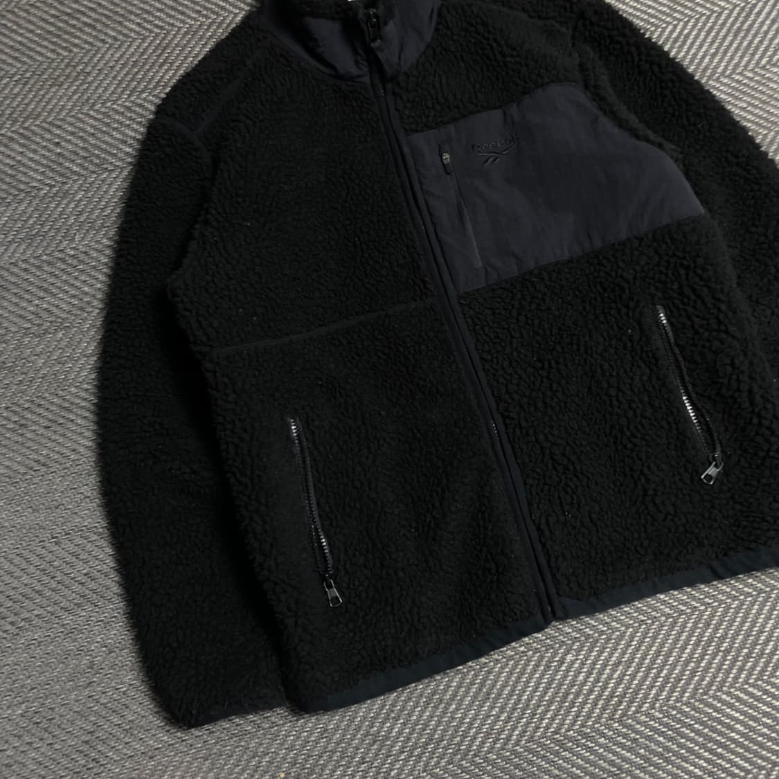 00s 리복 쉐르파 플리스 자켓 블랙y 5182 상품이미지4