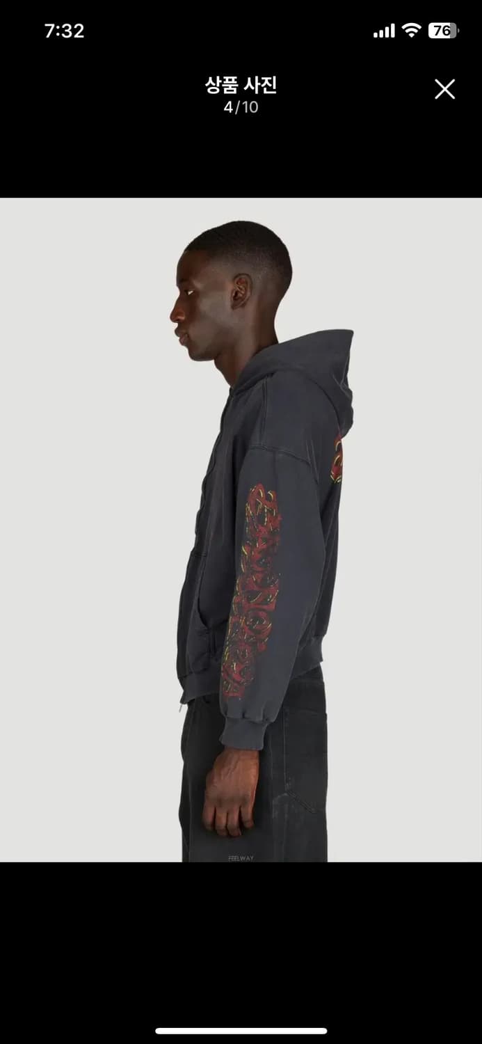 발렌시아가 오프쇼어 후드 집업 상품이미지2