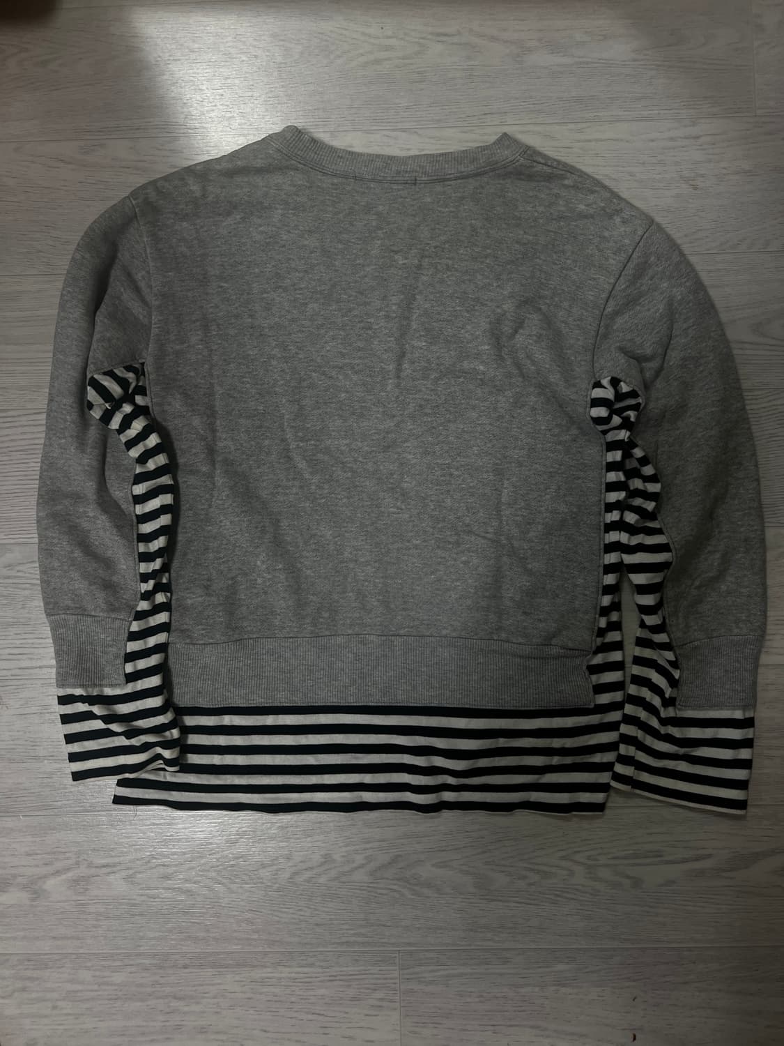 Comme Des Garcons Striped Mix Crewneck 상품이미지3