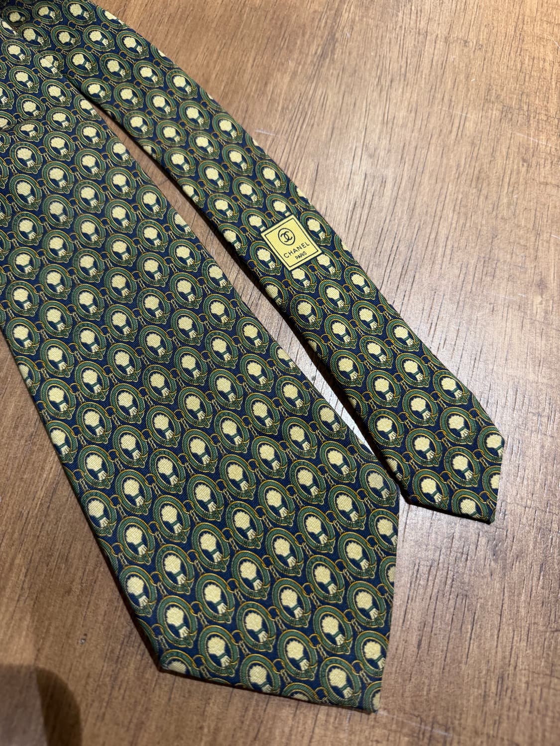 CHANEL 샤넬 silk 100% tie 상품이미지2