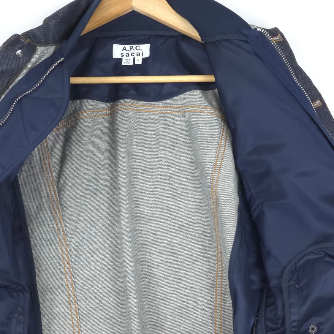 [XS] 아페쎄 x 사카이 데님 트러커자켓 상품이미지5