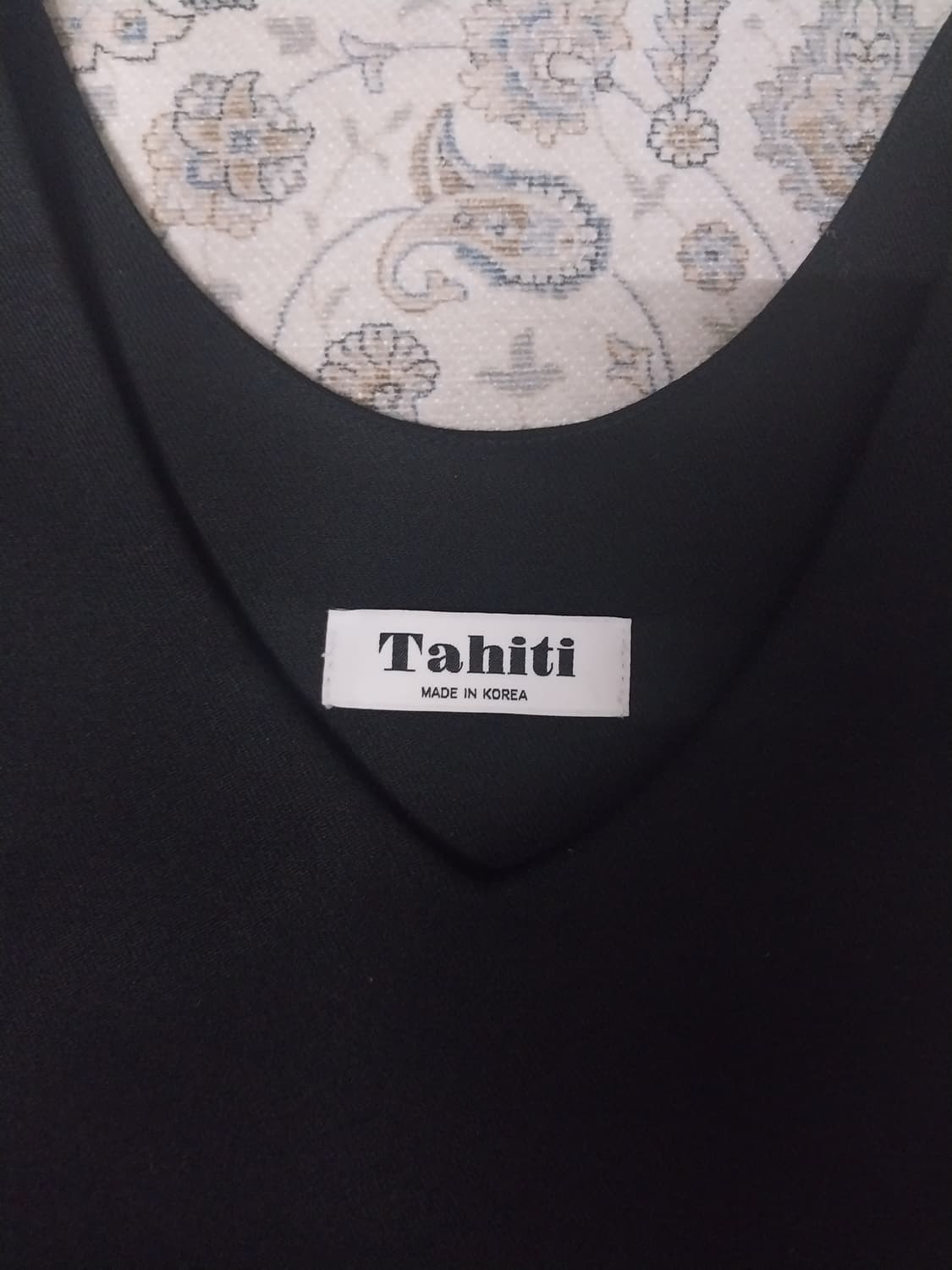 Tahiti 블랙 원피스 F (55까지) 상품이미지4