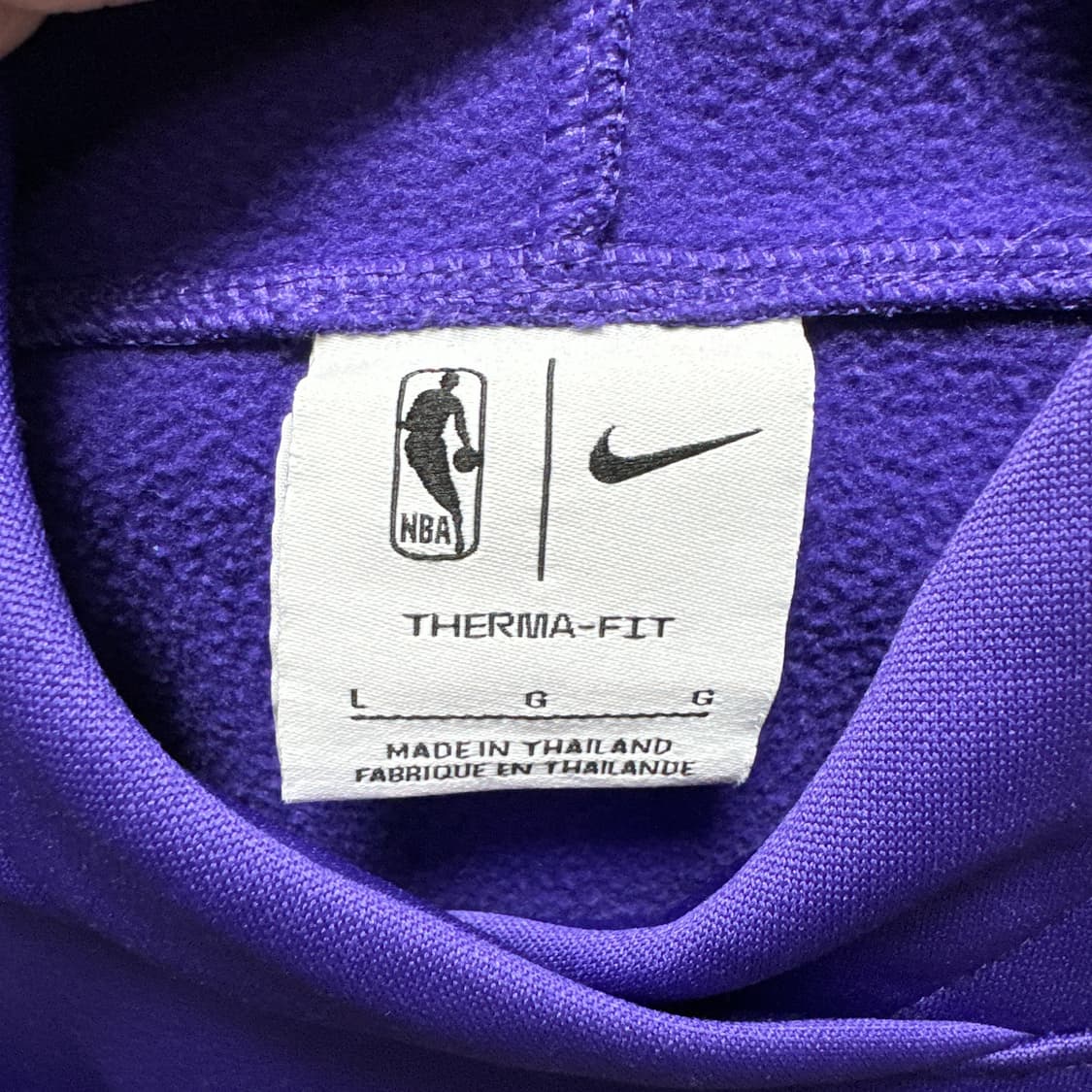 [XL] 나이키 LA 레이커스 스타팅 5 풀오버 후디 상품이미지4