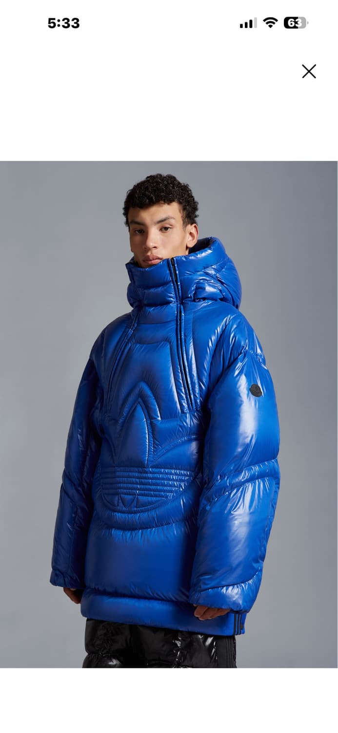 몽클레어 엑스 아디다스 오리지날 블루 Chambery 패딩 상품이미지8