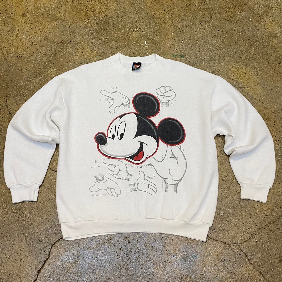 레어 90s Made in USA 빈티지 디즈니 미키마우스 맨투맨 상품이미지1