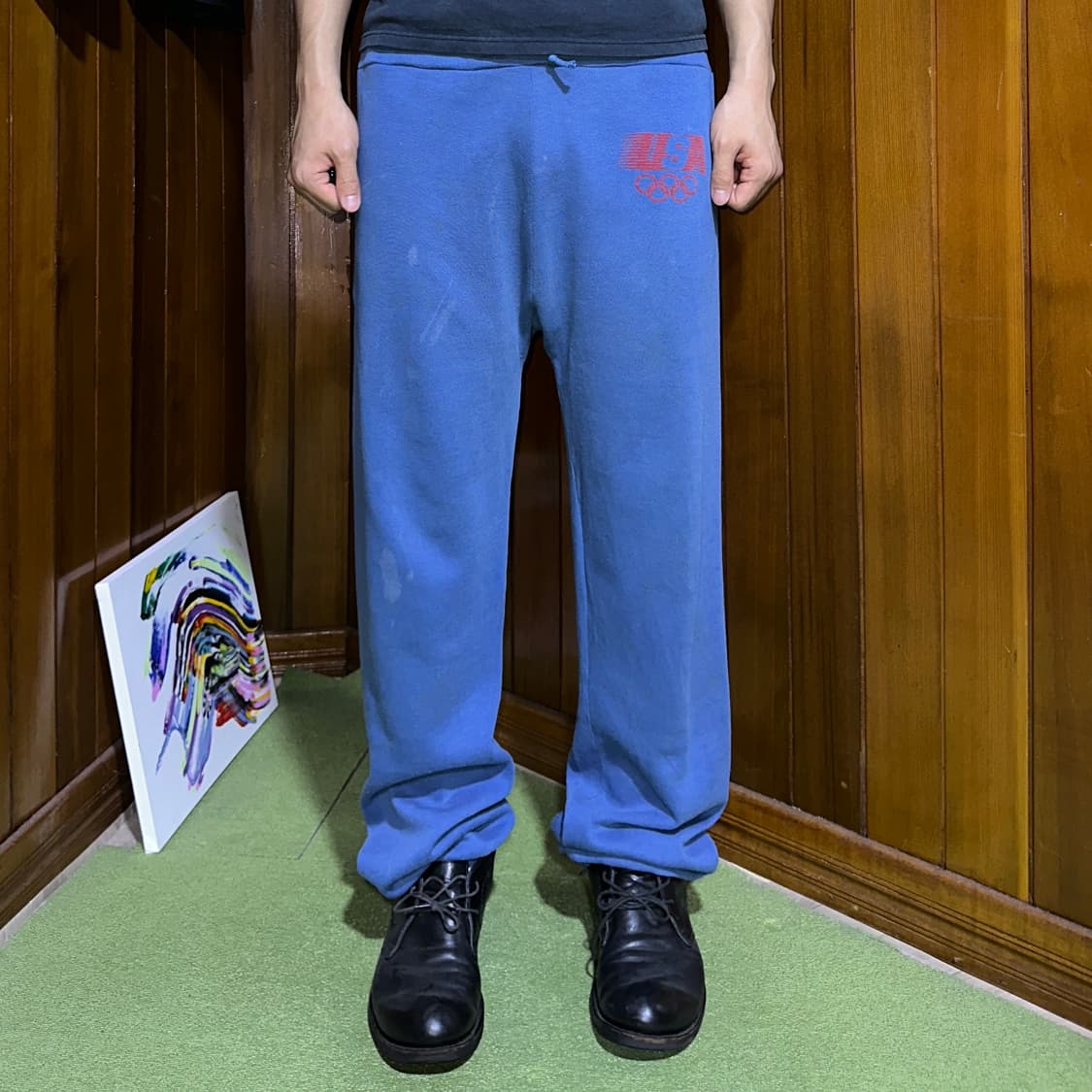 80‘s Levi’s LA Olympic USA sweat pants 상품이미지1