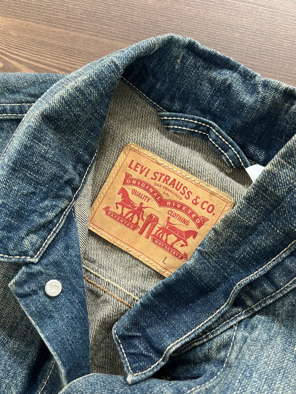 Levis 리바이스 워싱 트러커 데님 자켓 상품이미지6