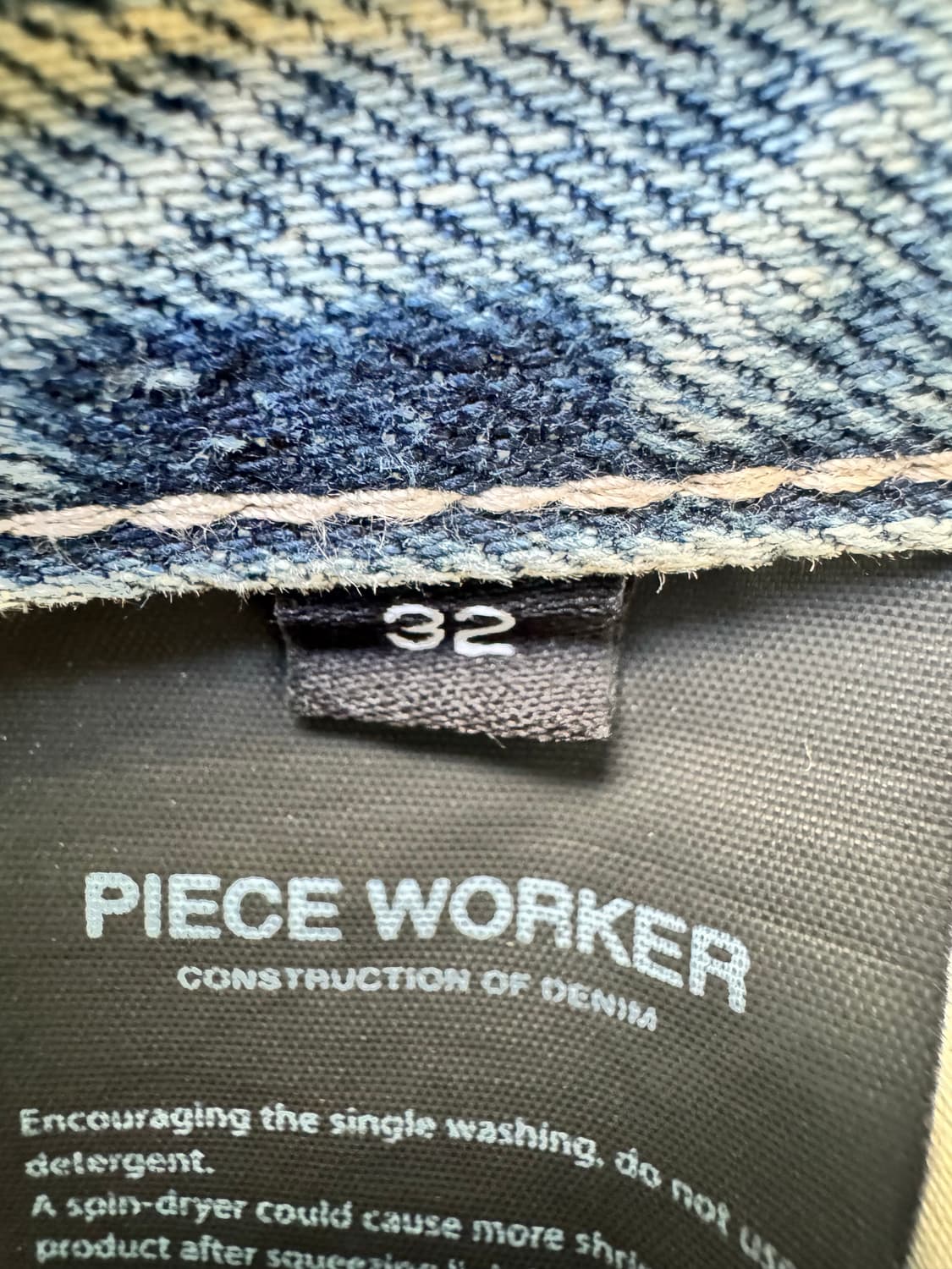 세미와이드 중청 데님 청바지 32 상품이미지8