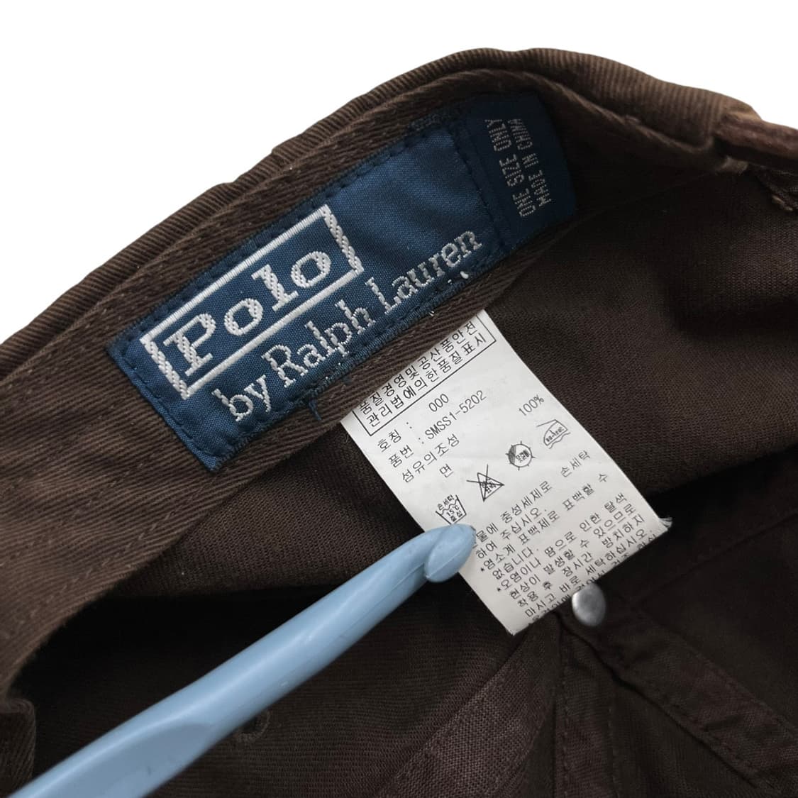 폴로 랄프로렌 베이지포니 브라운 볼캡 상품이미지3