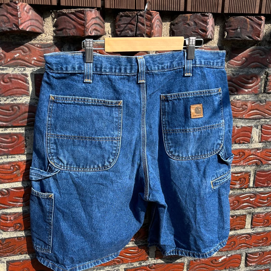 칼하트 정품 데님 반바지 쇼츠 청 바지 상품이미지5