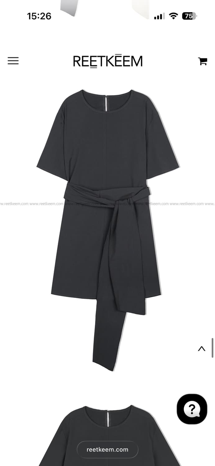 릿킴 릿츠 타이 드레스 reetkeem reets tie dress 상품이미지6