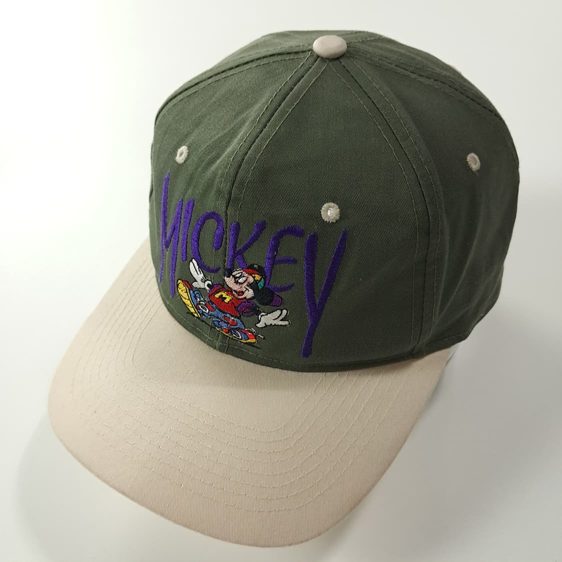 빈티지 미키 마우스 투톤 스냅백 볼캡 P2108 상품이미지2