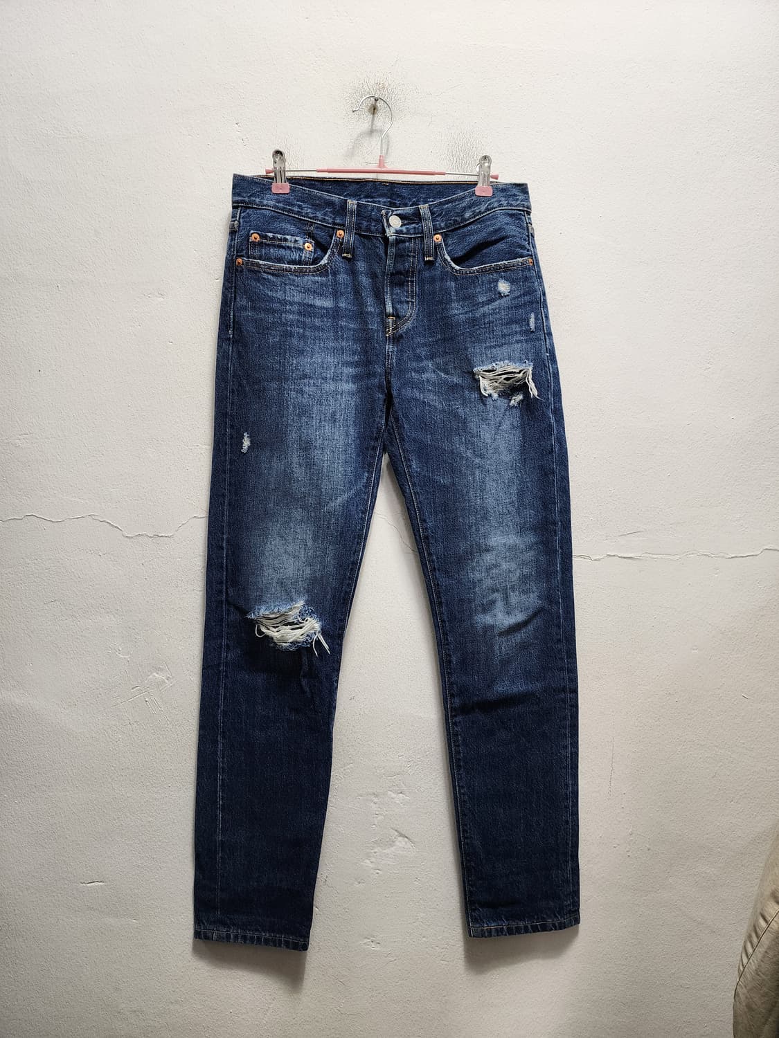 리바이스 501 데미지 청바지 상품이미지1