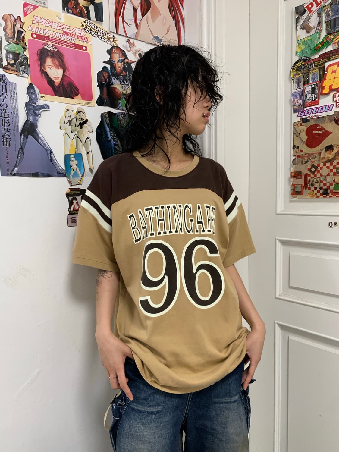 베이프 90s 럭비 티셔츠 상품이미지1