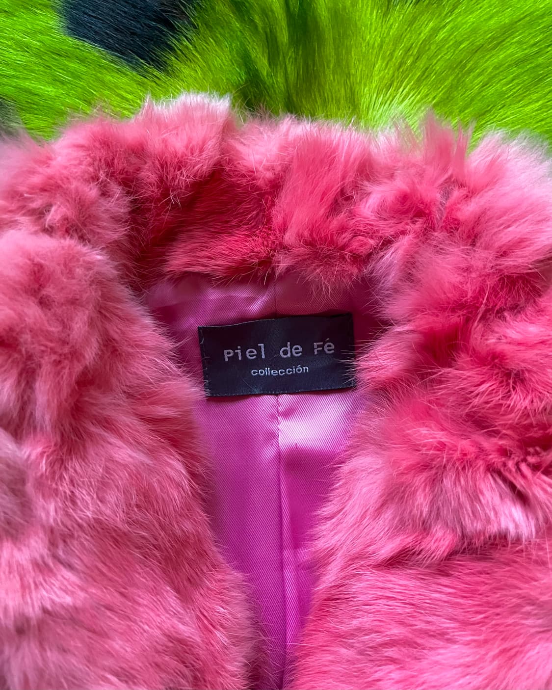 Vintage Real Pink Rabbit Fur Vest 상품이미지4