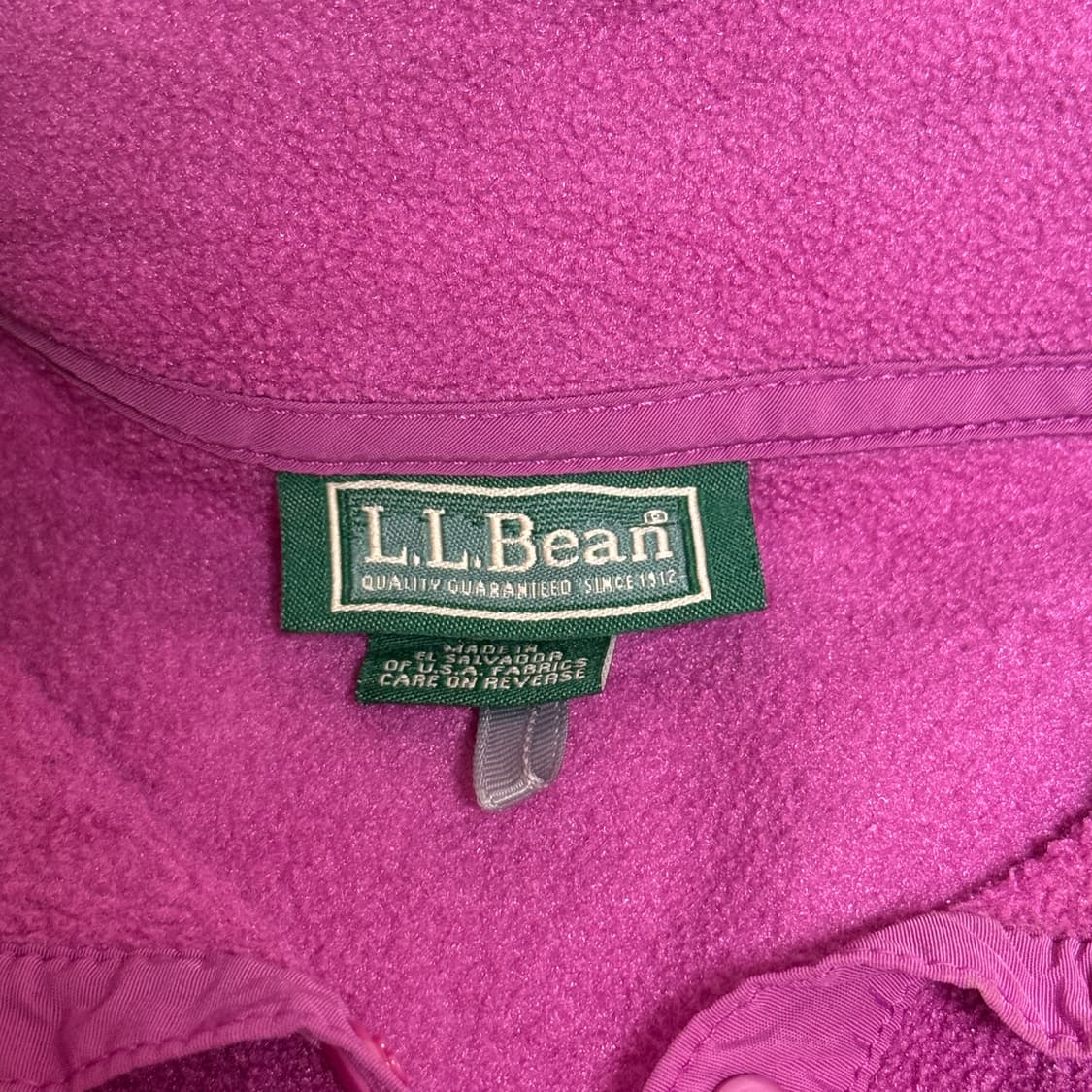 엘엘빈 (LLbean) 신칠라 스냅 플리스 여성 s 상품이미지6