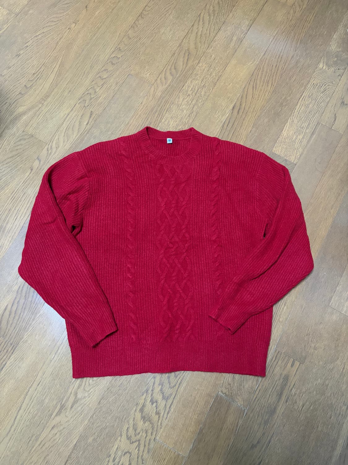 유니클로 키즈 케이블 스웨터 수플레얀 160 상품이미지4