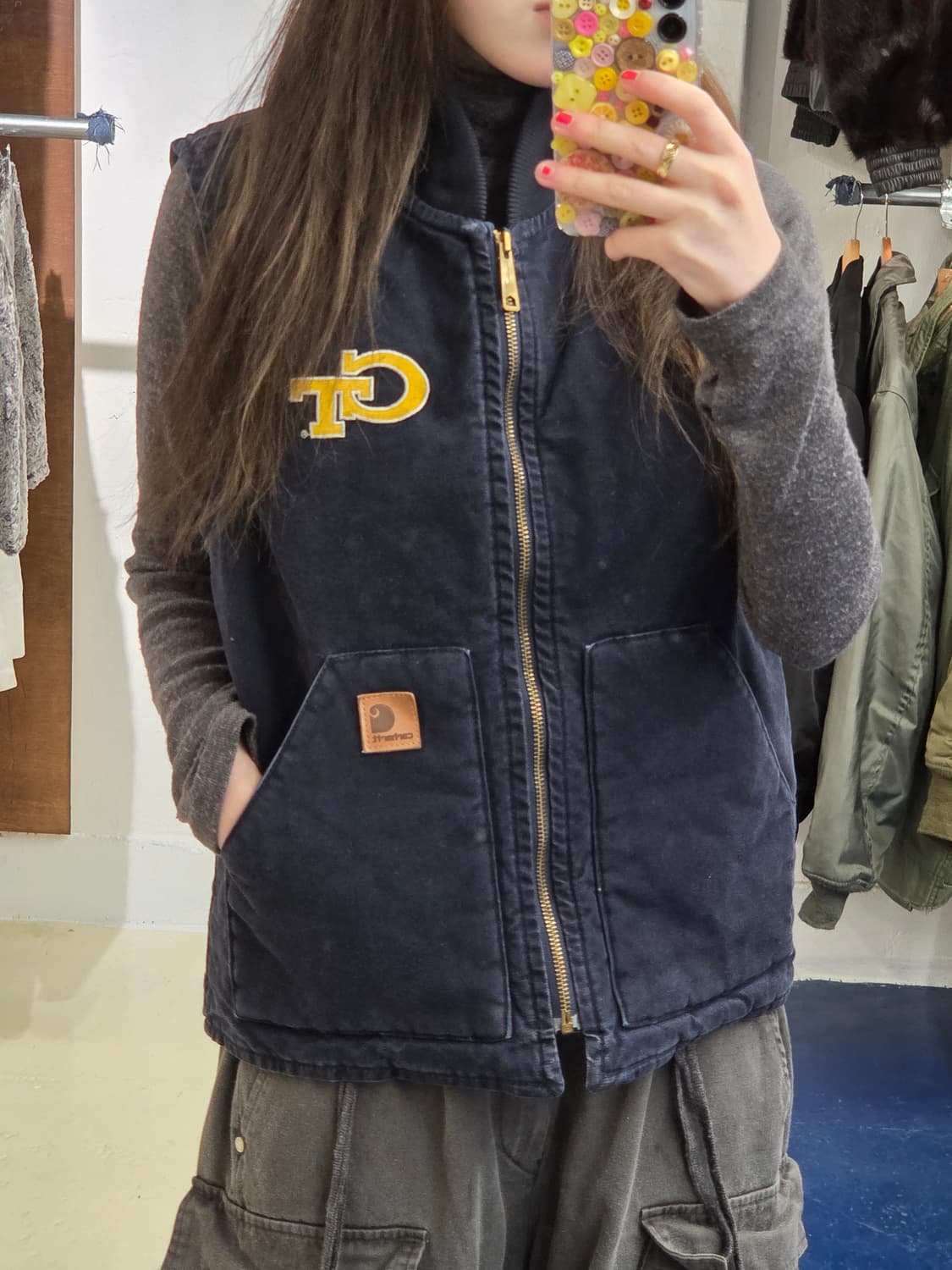 Carhartt 칼하트 워크 베스트 자켓 상품이미지1