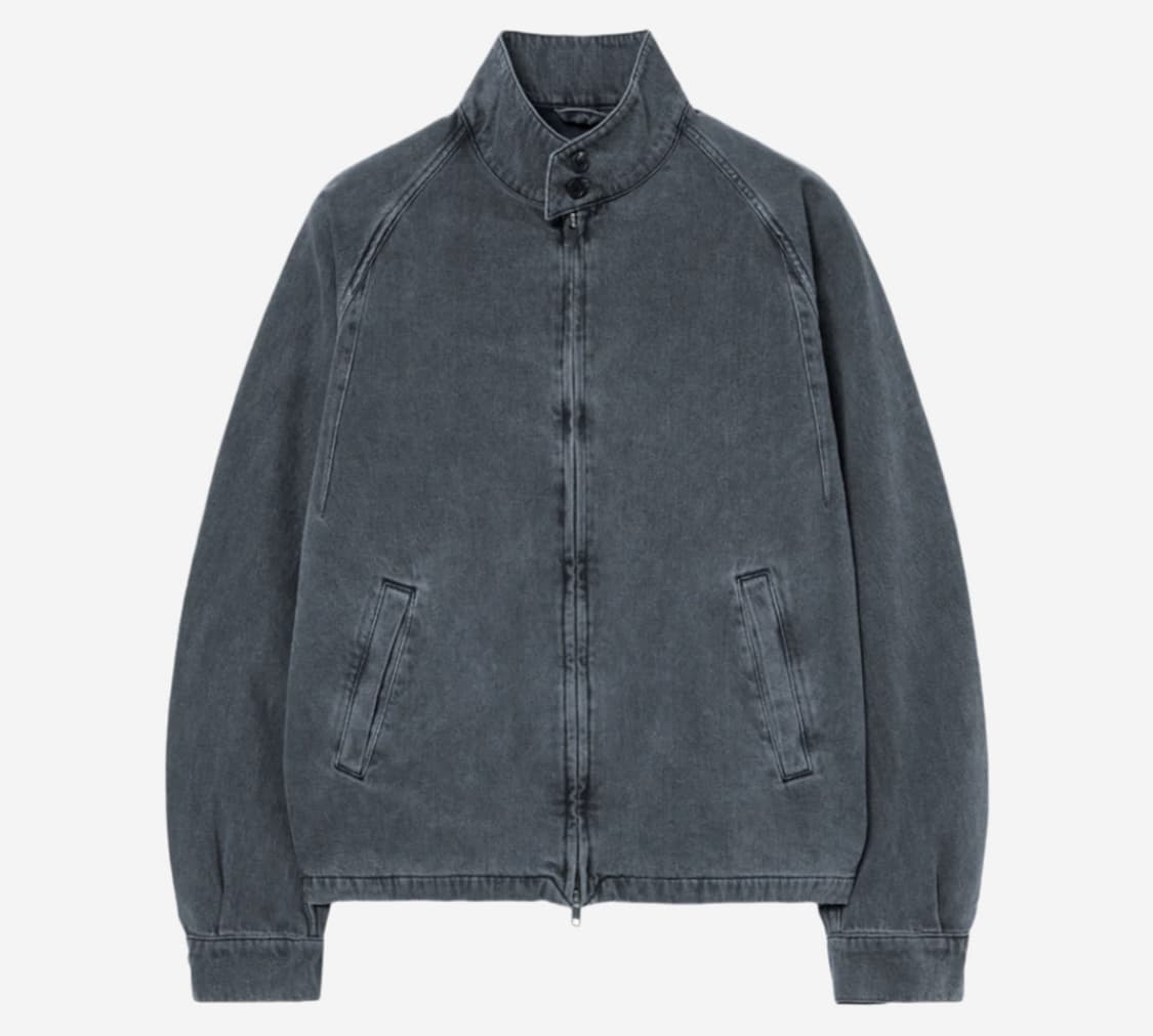 해칭룸 Harrington Denim Jacket Blue Grey 상품이미지1
