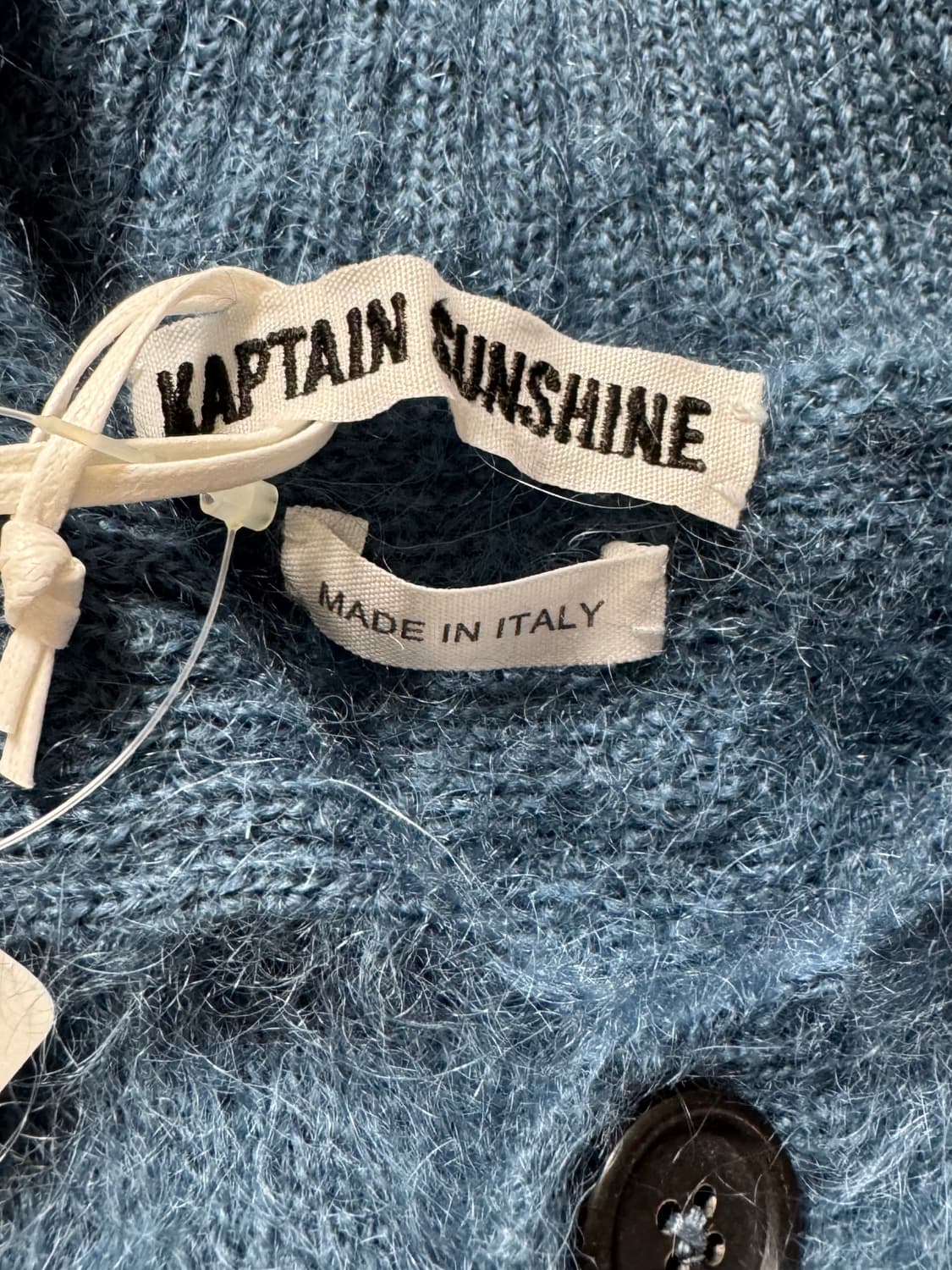 [새제품] 캡틴선샤인 모헤어 가디건 블루 상품이미지4