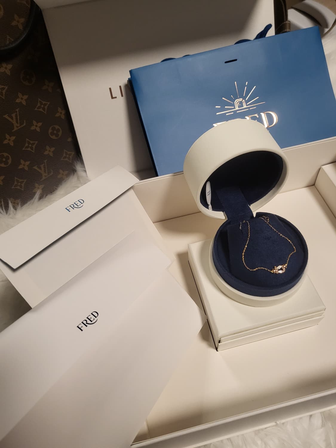 프레드 포스텐 옐로골드 다이아 목걸이 상품이미지7