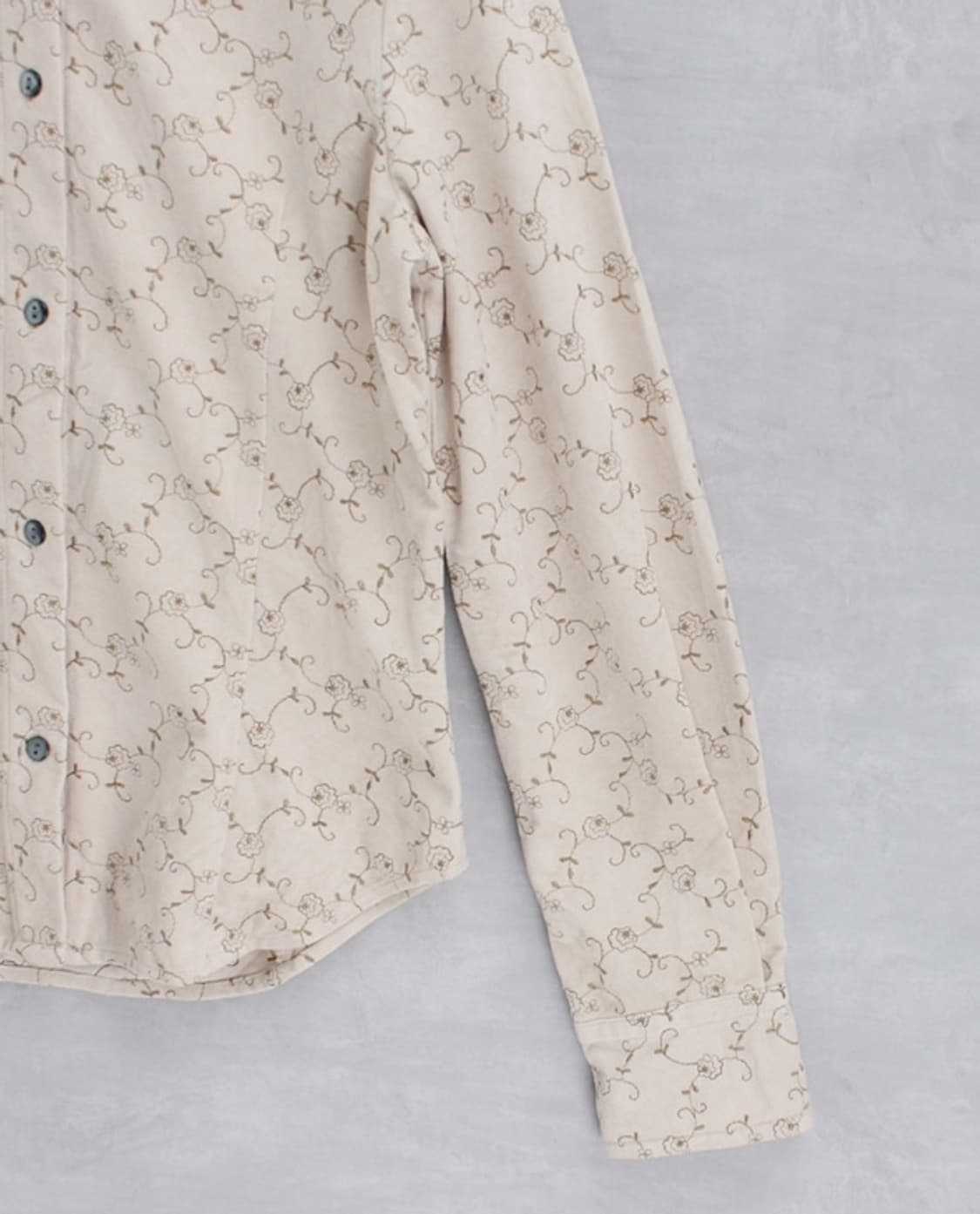 아이보리 자수 셔츠 상품이미지6
