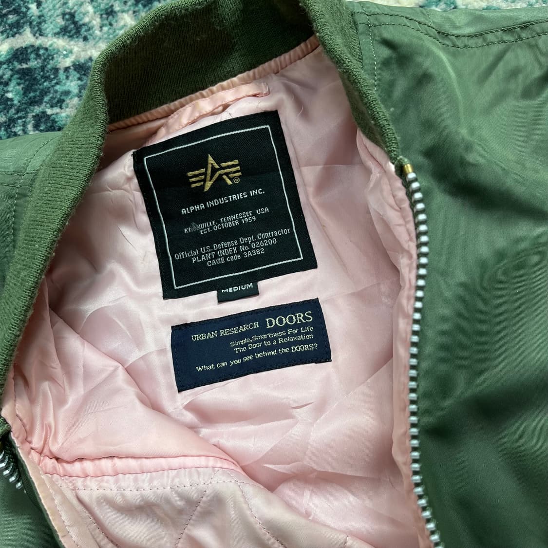 Alpha 알파 x 어반리서치 Ma-1 봄버 자켓(M) 상품이미지3