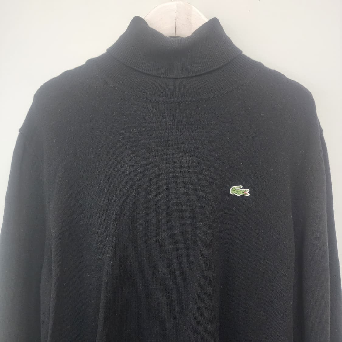 라코스테 블랙 목폴라 니트 상품이미지2