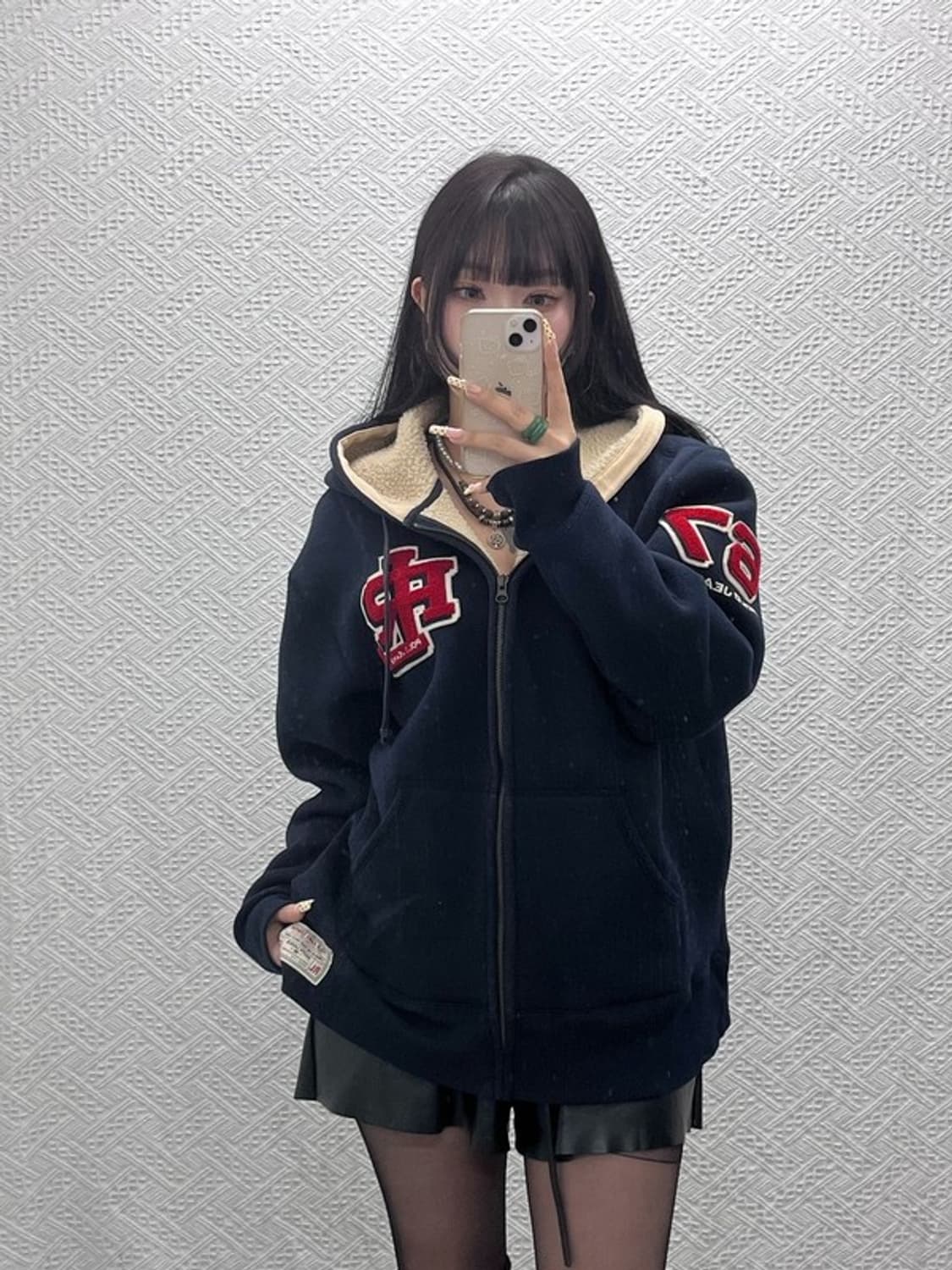 폴로 랄프로렌 올드스쿨 레트로 자수 양털 후드집업 M C09675 상품이미지2