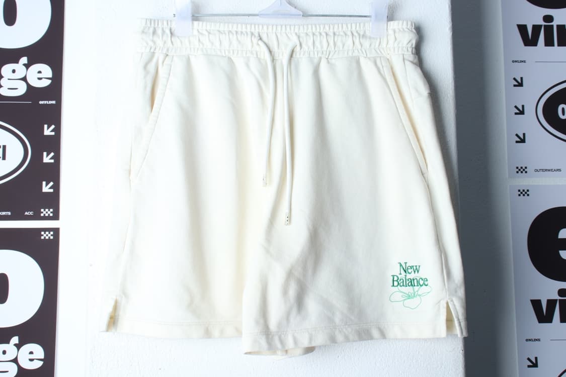 W(M) 뉴발란스 반바지 팬츠 아이보리 밴딩 올드스쿨-P9825 상품이미지2