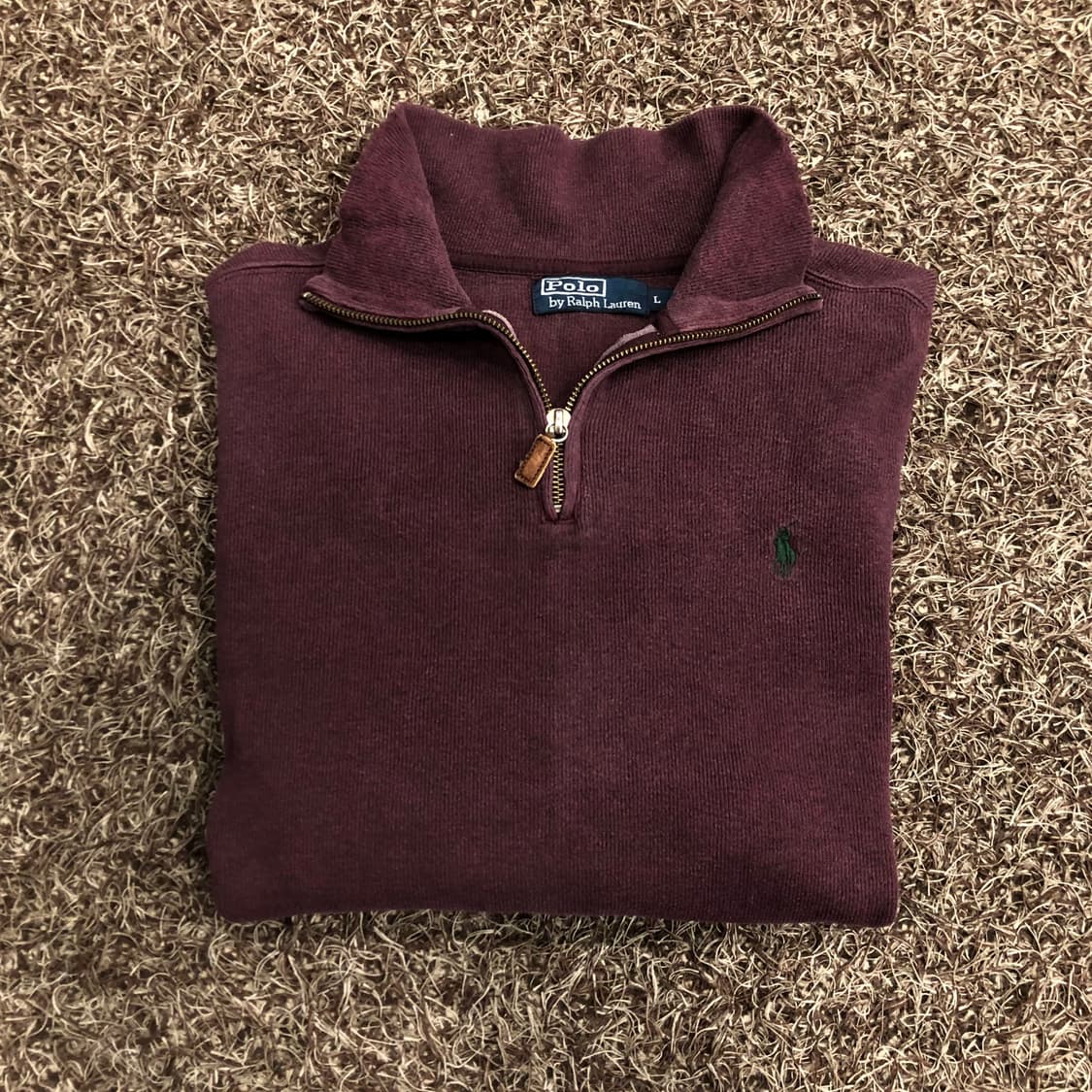 폴로 랄프로렌 하프집업 코튼 니트 상품이미지1
