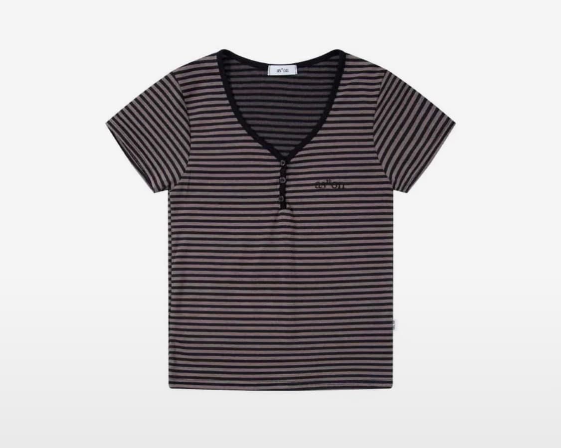 애즈온 반팔 블랙 상품이미지1