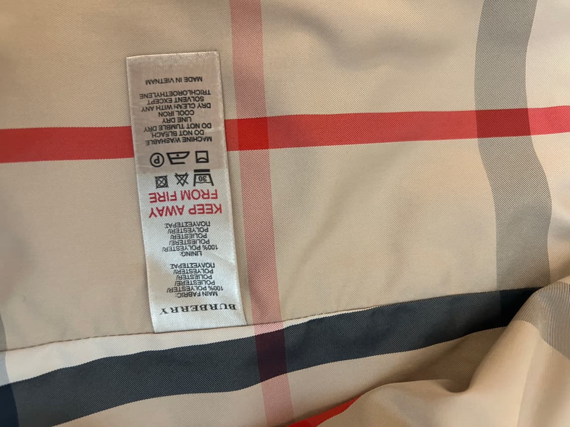 버버리 정품 아동 바람막이 점퍼2y/92cm 상품이미지5