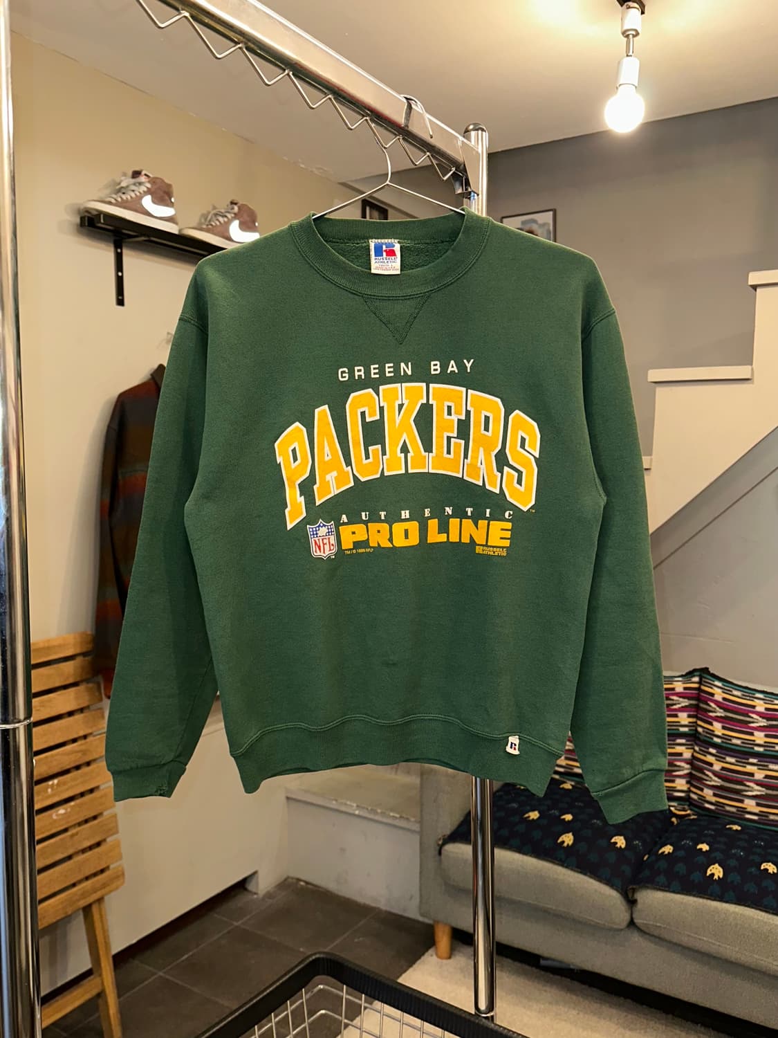 90’s Russell Athletic Packers Sweatshirt 상품이미지2