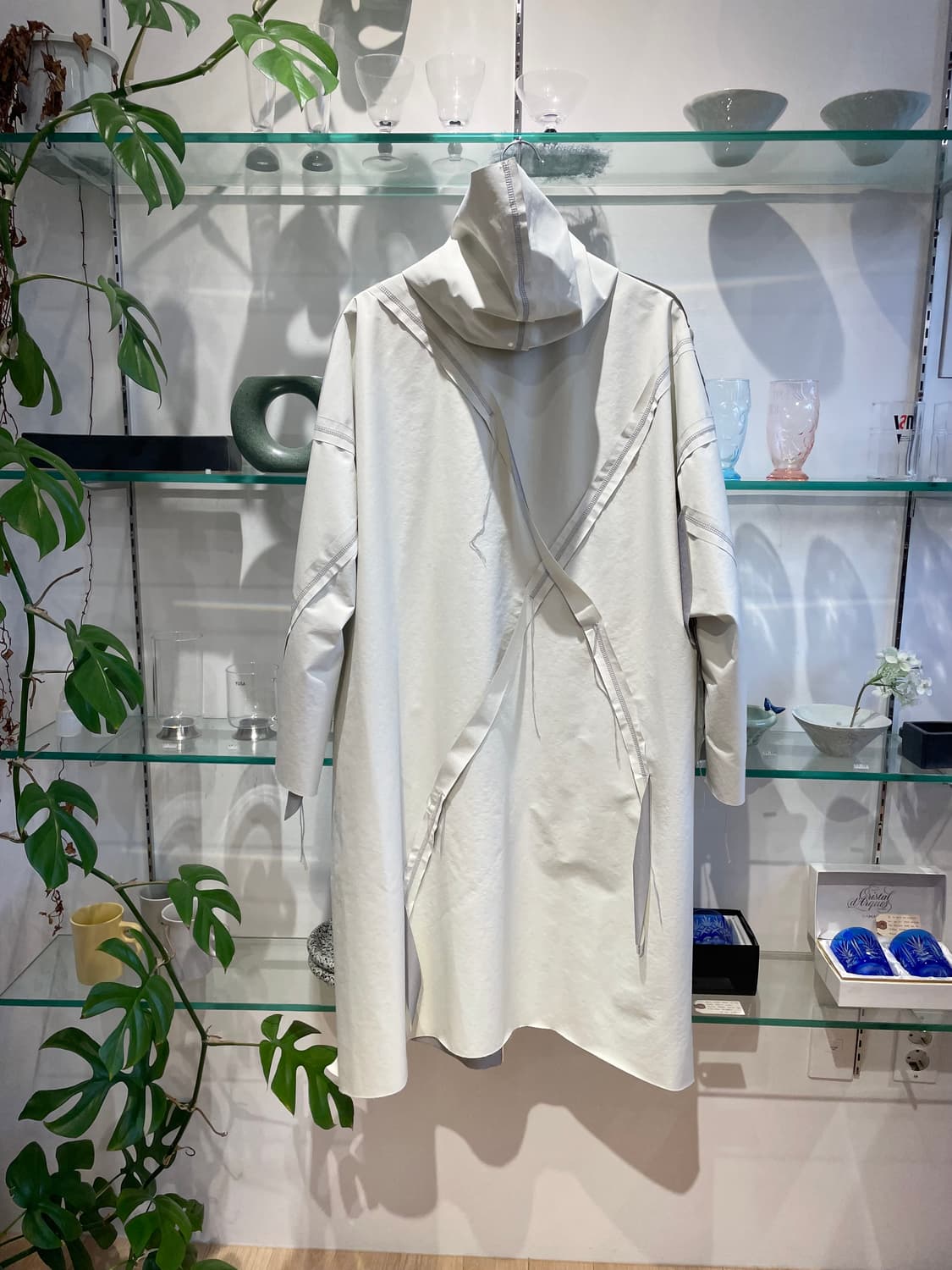 설밤 cutting hooded coat 상품이미지2