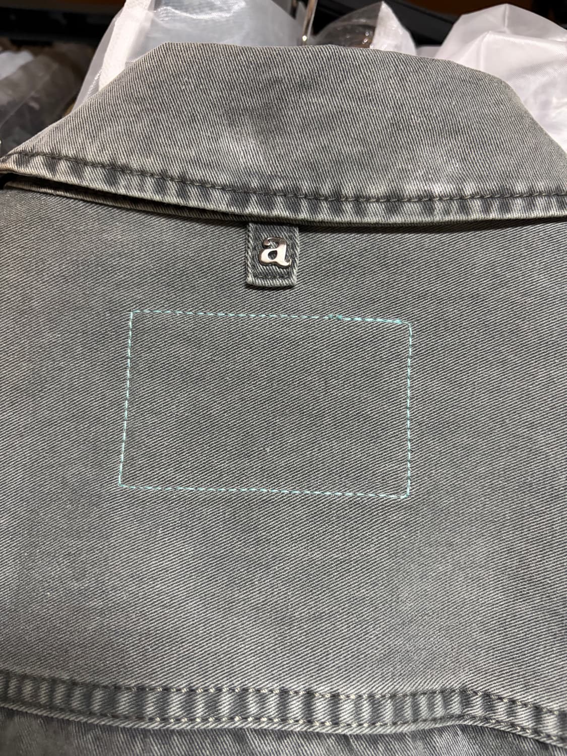 알레그리 카키 데님 트러커50 상품이미지8