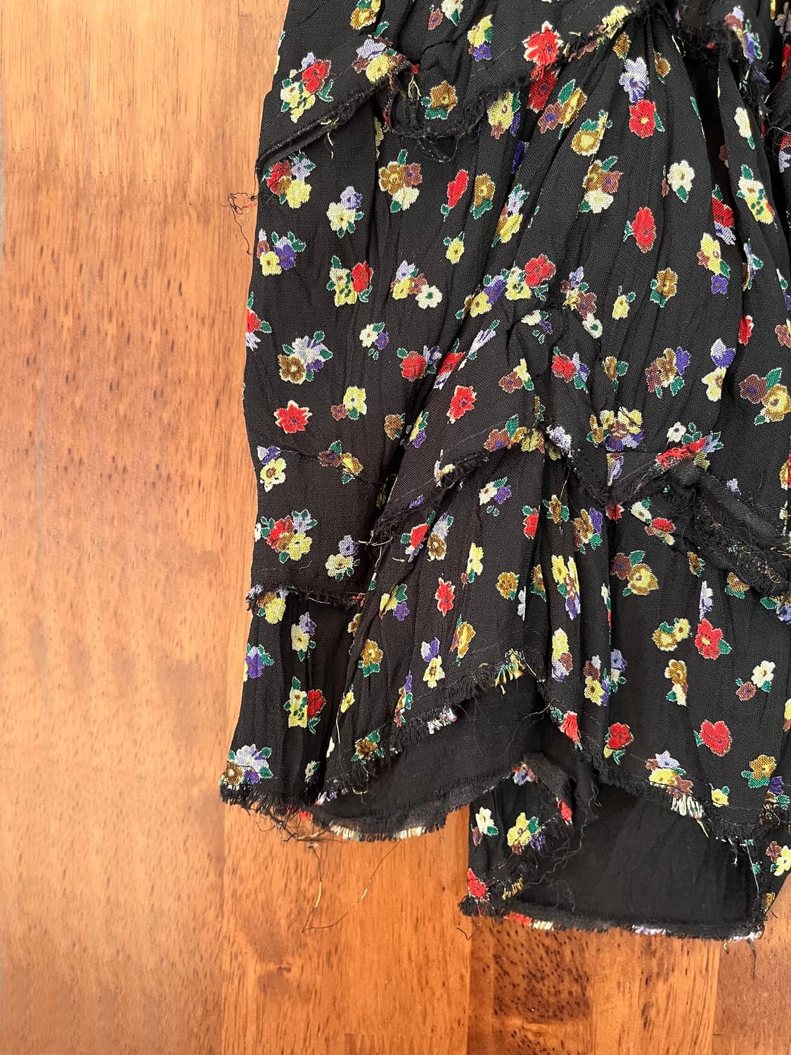 꼼데가르송 플로럴 프린트 랩 스커트 상품이미지6