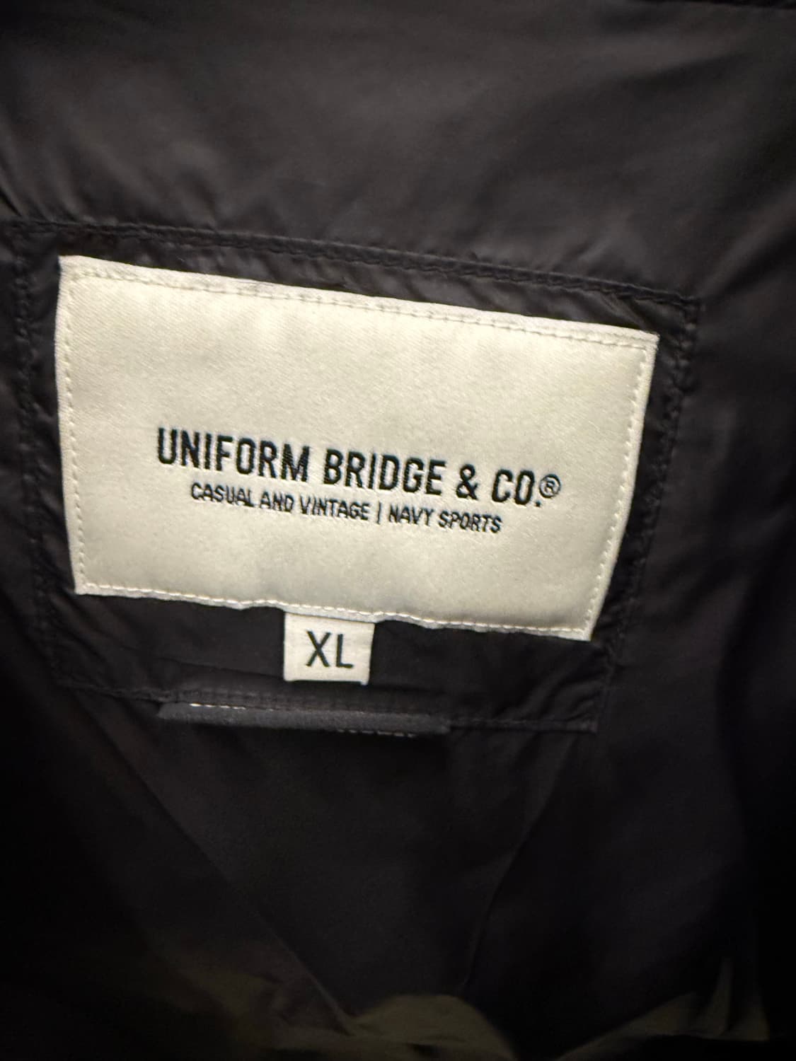 유니폼브릿지 light puffer down parka 블랙 xl 패딩 상품이미지4