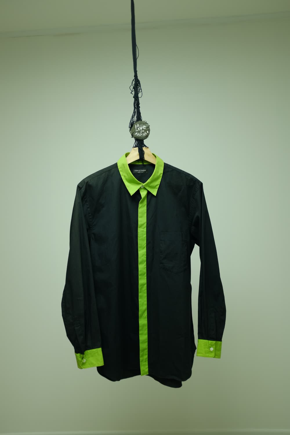 꼼데가르송 옴므플러스 네온라인셔츠 AD 2001 상품이미지1