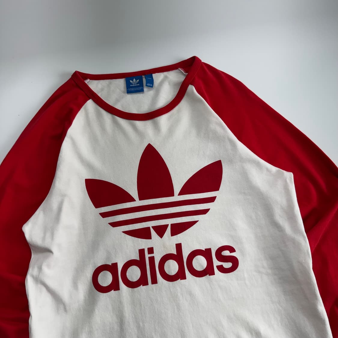Adidas 아디다스 빅 파이어로고 레드 나그랑 롱슬리브  상품이미지4