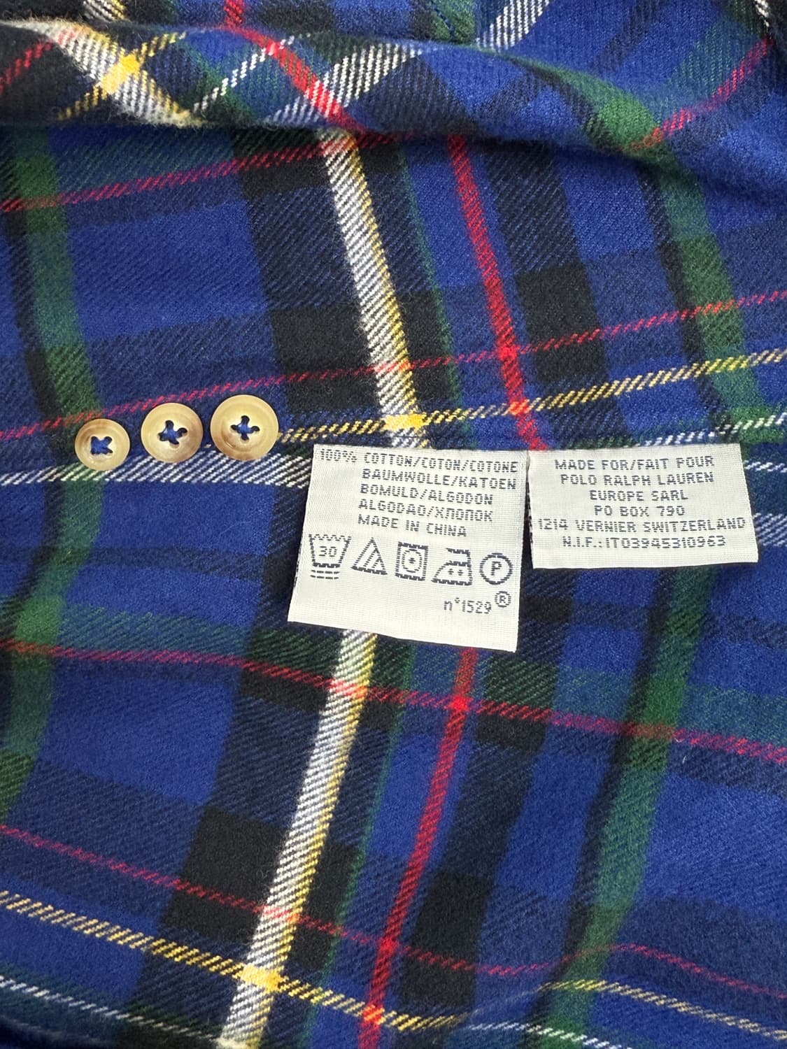 폴로랄프로렌 플란넬 체크 셔츠 상품이미지7