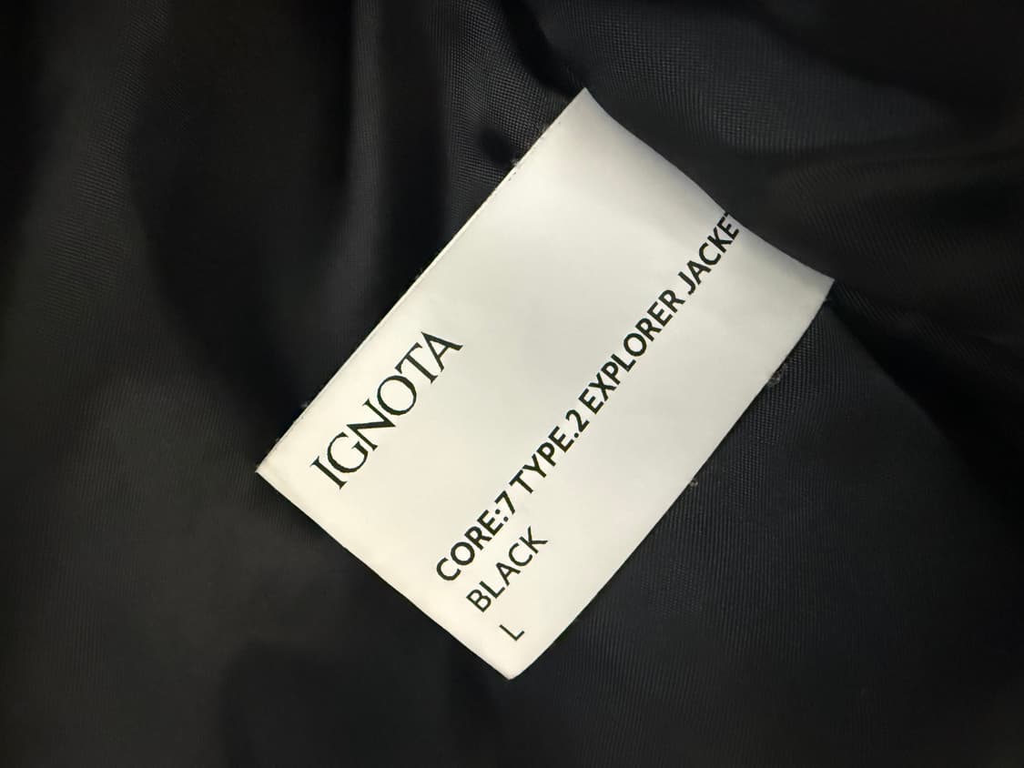 이그노타 코어:7 타입.2 익스플로러 자켓 블랙 L 상품이미지4