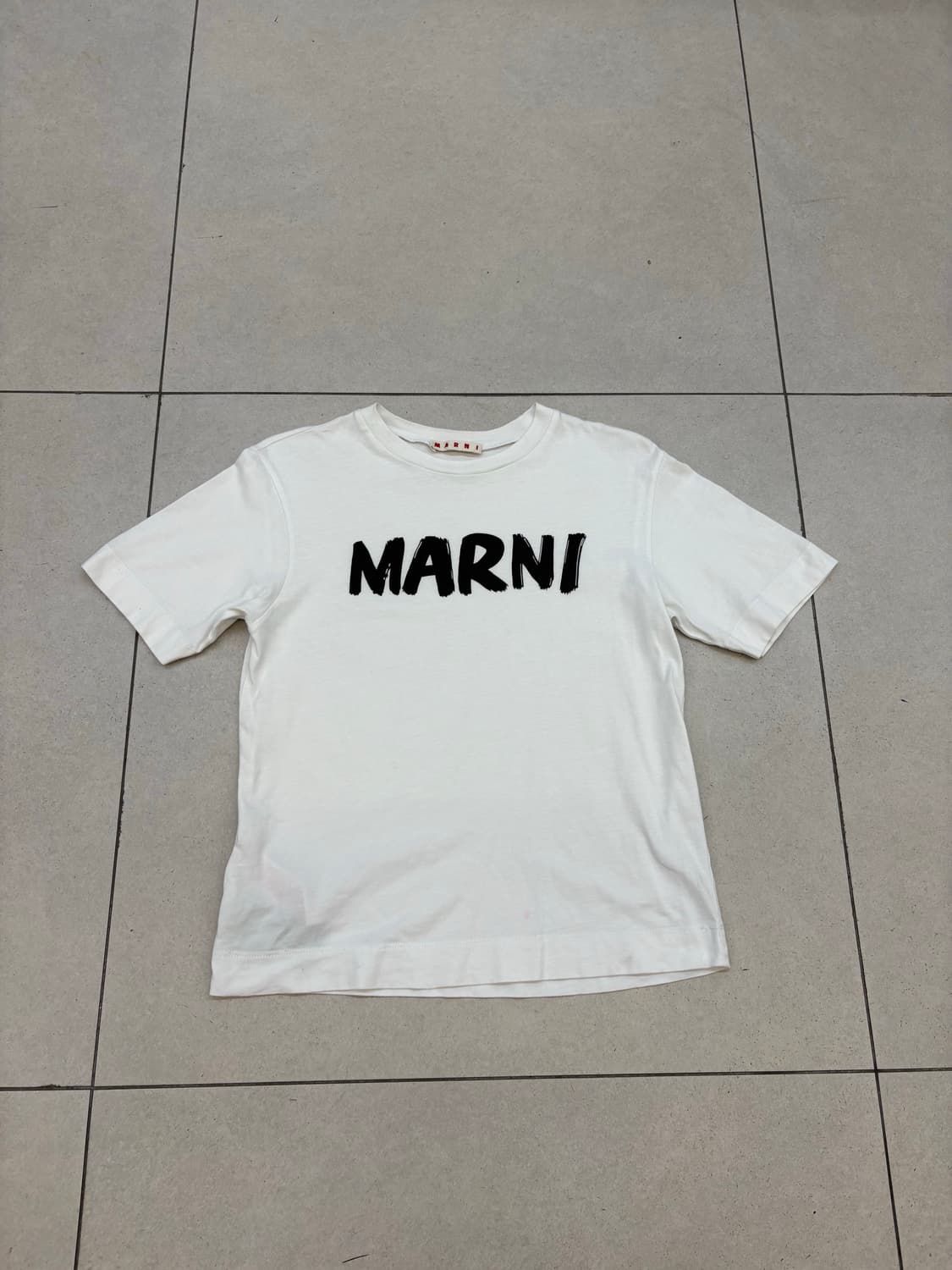 마르니 로고 흰색 반팔 상품이미지7