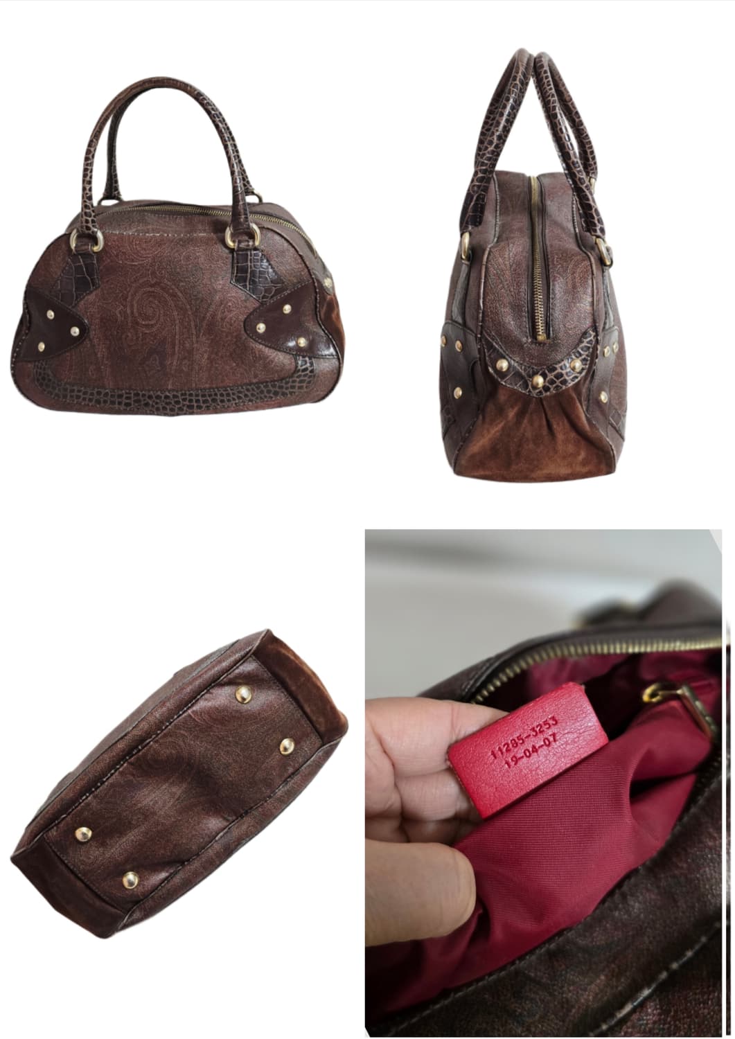 정품  에트로  페이즐리  토드백 상품이미지2